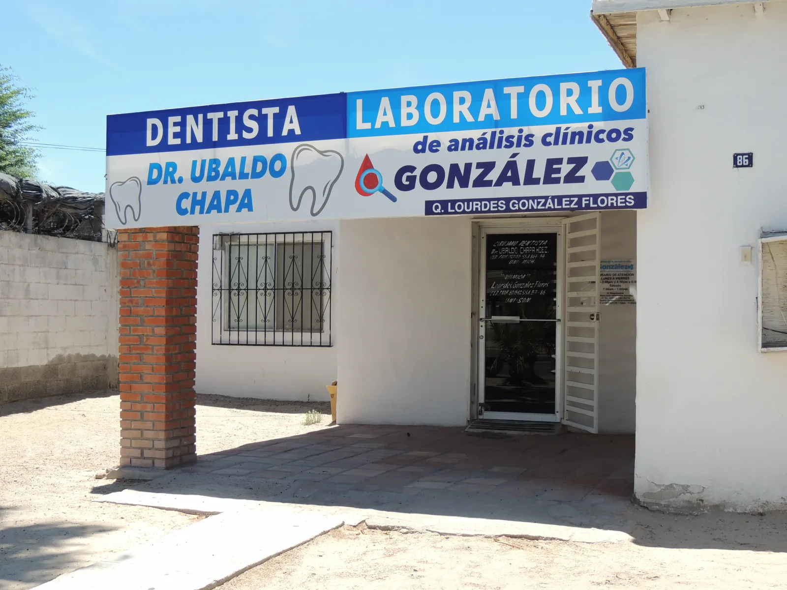 Laboratorio González - Juan de la Barrera No. 86, Puerto Peñasco
